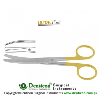 UltraCut™ TC Operating Scissor Curved - Blunt/Blunt Stainless Steel, 14.5 cm - 5 3/4"
